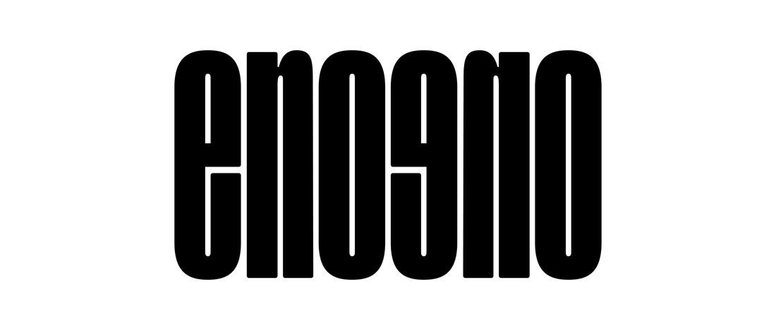 ENO's black logo for brand of lingerie and swimwear